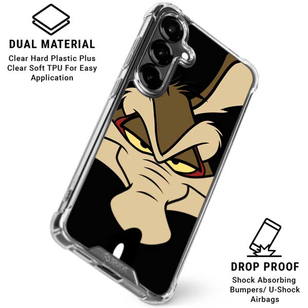 Looney Tunes Wile E. Coyote Smile Galaxy S26 Plus Clear Case