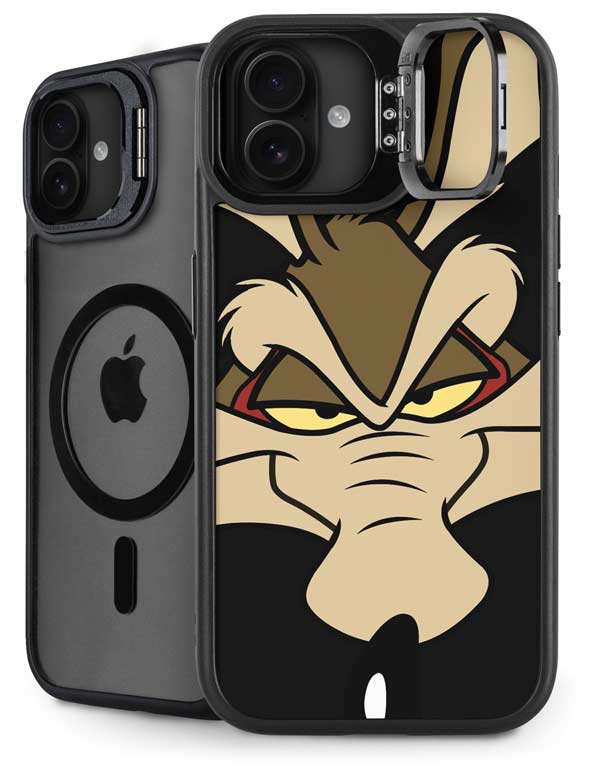 Looney Tunes Wile E. Coyote Smile iPhone 16 Kickstand Case