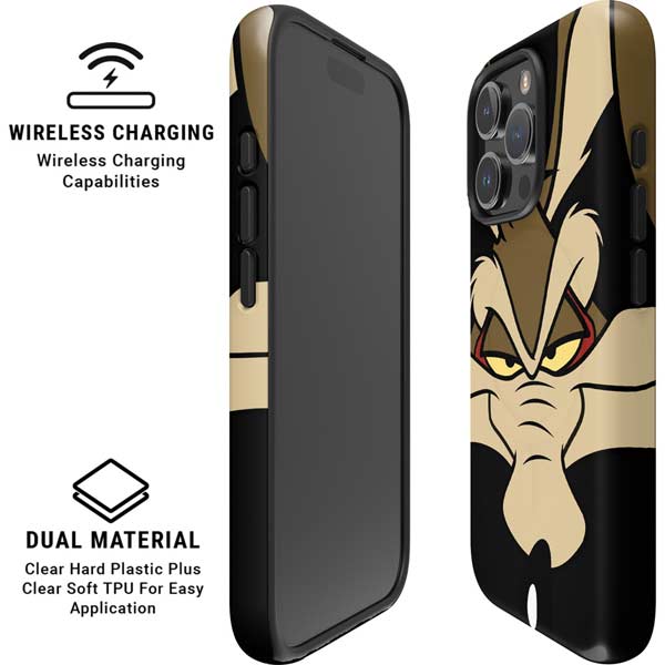 Looney Tunes Wile E. Coyote Smile iPhone 16 Pro Magsafe Impact Case