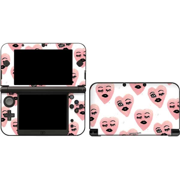 Bouffants and Broken Hearts Winking Hearts Nintendo Skins