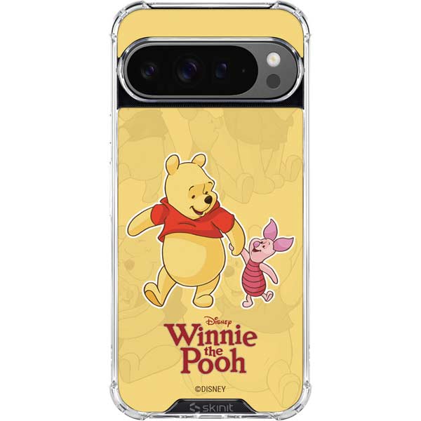 Disney Winnie the Pooh and Piglet Google Pixel 10 Pro XL Clear Case