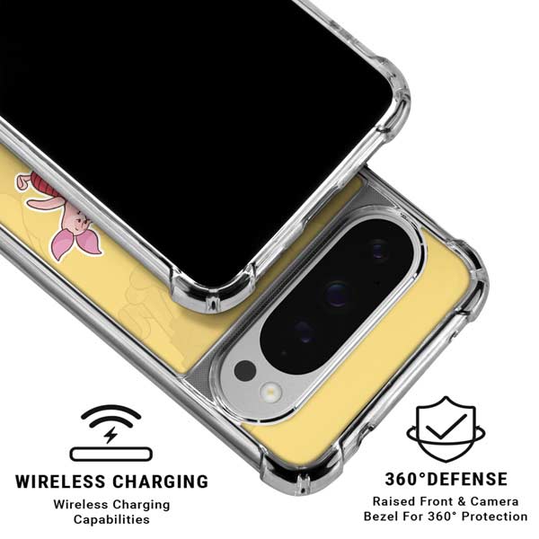 Disney Winnie the Pooh and Piglet Google Pixel 10 Pro XL Clear Case