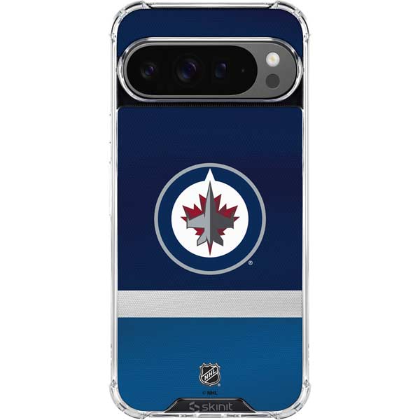 NHL Winnipeg Jets Alternate Jersey Google Pixel 10 Pro Clear Case
