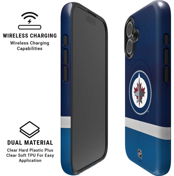 NHL Winnipeg Jets Alternate Jersey iPhone 16 Magsafe Impact Case