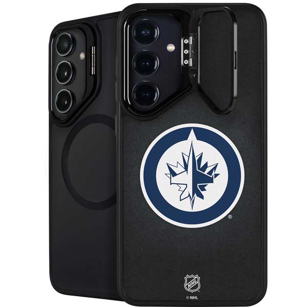 NHL Winnipeg Jets Black Background Galaxy S26 Plus Kickstand Case