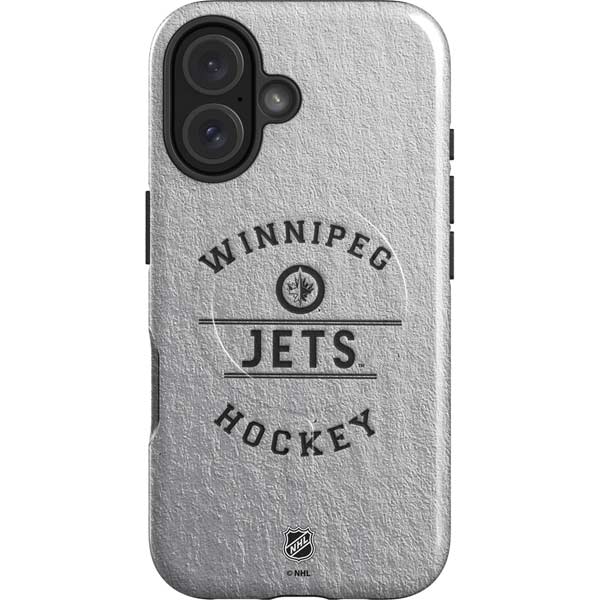 NHL Winnipeg Jets Black Text iPhone 16 Magsafe Impact Case