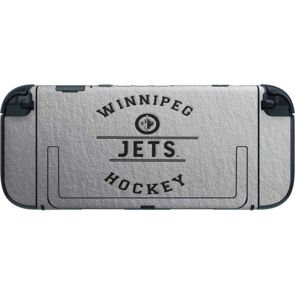 NHL Winnipeg Jets Black Text Nintendo Switch 2 (2025) with Joy-Con Skin