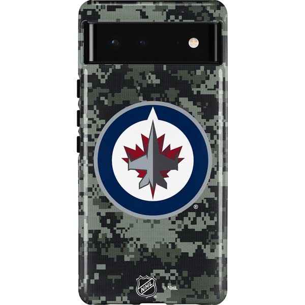 NHL Winnipeg Jets Camo Pixel Cases