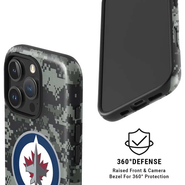 NHL Winnipeg Jets Camo iPhone 16 Pro Max Magsafe Impact Case