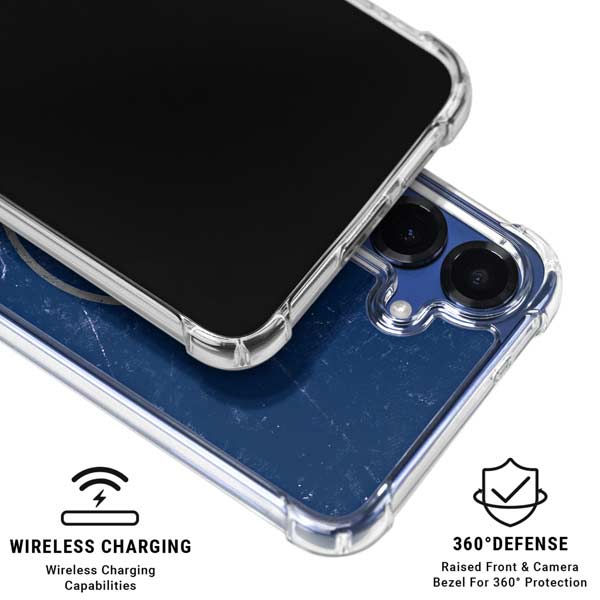 NHL Winnipeg Jets Distressed Logo Galaxy S25 FE Clear Case