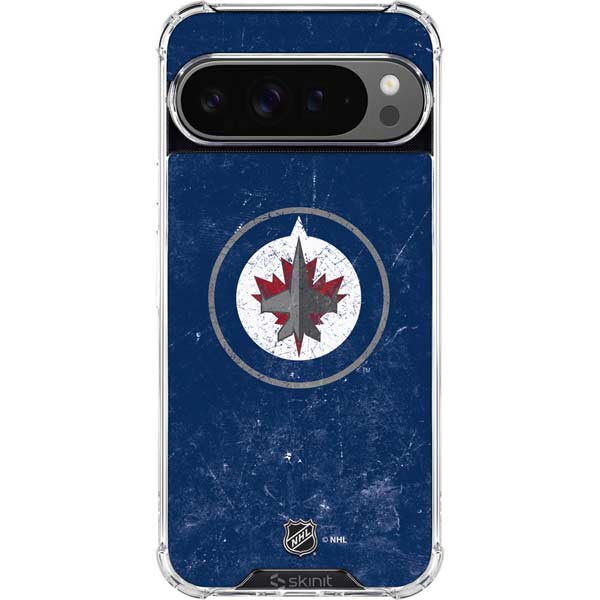 NHL Winnipeg Jets Distressed Logo Google Pixel 10 Pro XL Clear Case
