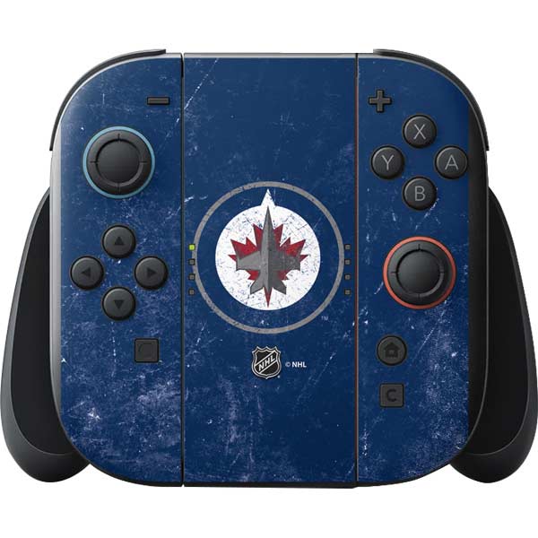 NHL Winnipeg Jets Distressed Logo Nintendo Switch 2 (2025) with Joy-Con Skin