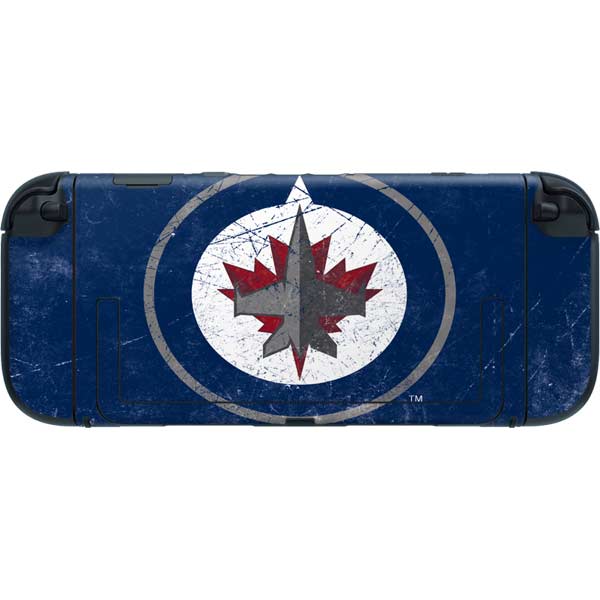 NHL Winnipeg Jets Distressed Logo Nintendo Switch 2 (2025) with Joy-Con Skin
