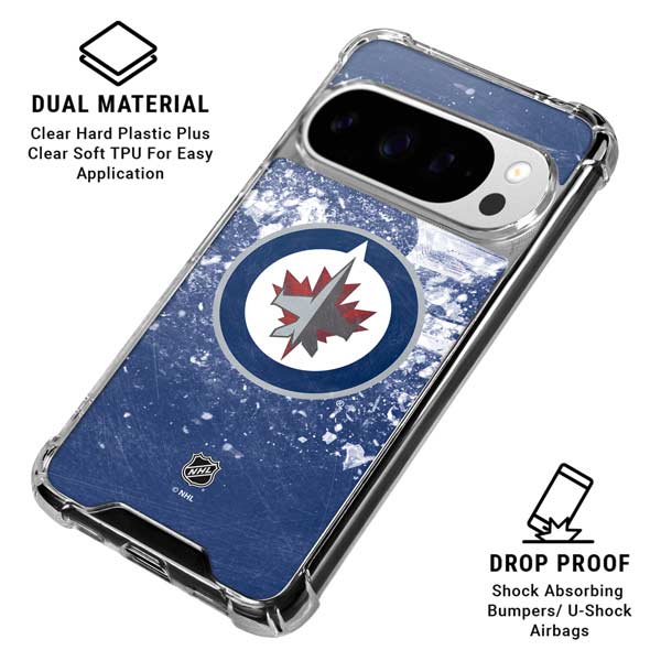 NHL Winnipeg Jets Frozen Google Pixel 10 Pro XL Clear Case