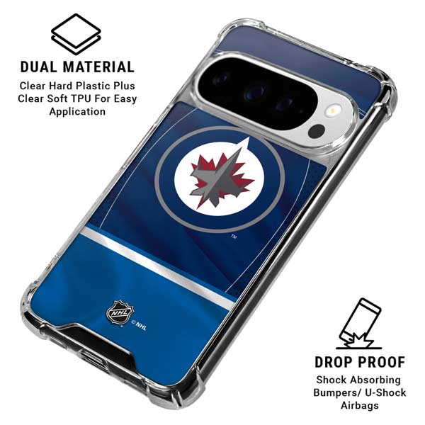 NHL Winnipeg Jets Jersey Google Pixel 10 Pro XL Clear Case