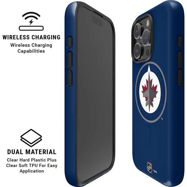 NHL Winnipeg Jets Logo iPhone 16 Pro Magsafe Impact Case