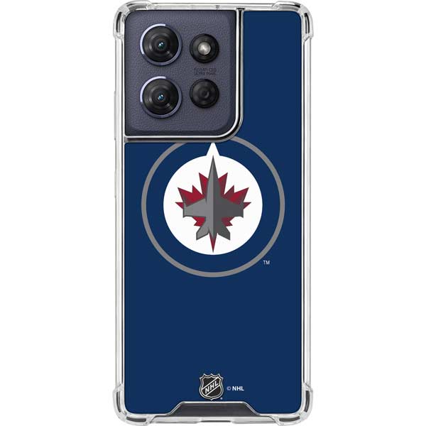 NHL Winnipeg Jets Logo Moto G Play 5G (2025) Clear Case