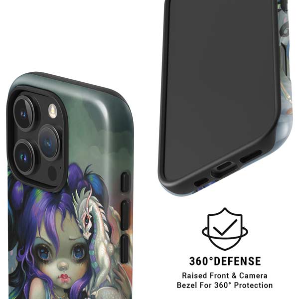 Winter Fairy With Frost Dragon by Jasmine Becket-Griffith iPhone 16 Pro Magsafe Impact Case
