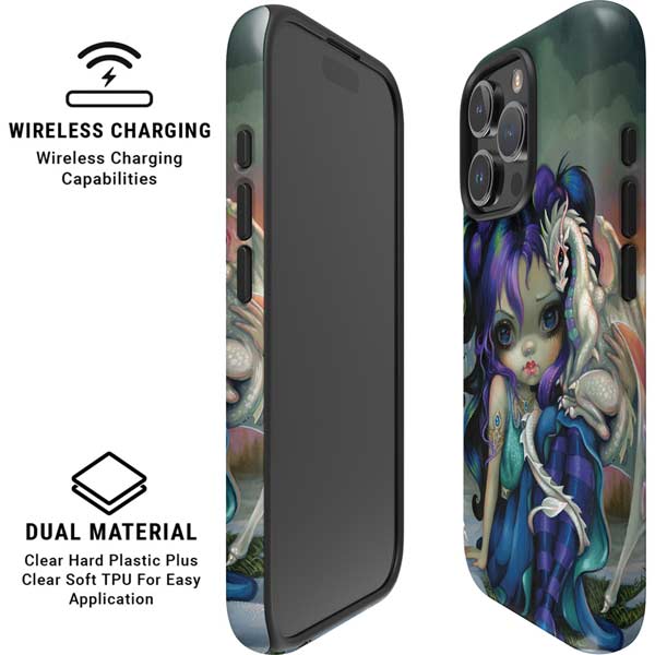 Winter Fairy With Frost Dragon by Jasmine Becket-Griffith iPhone 16 Pro Magsafe Impact Case