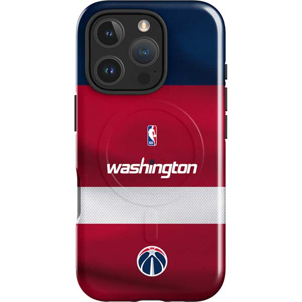 NBA Washington Wizards Jersey iPhone 16 Pro Max Magsafe Impact Case