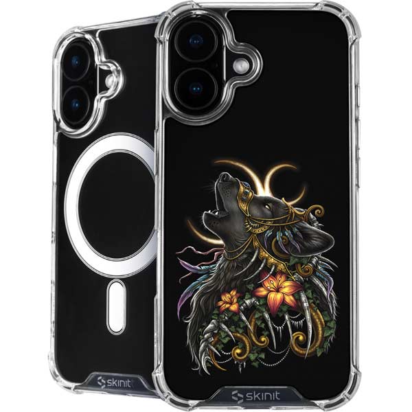 Wolf Howling by Sarah Richter iPhone 17 MagSafe Case