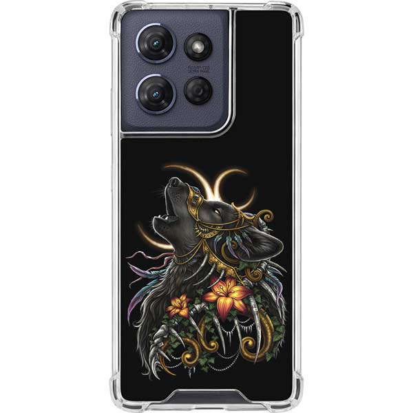 Wolf Howling by Sarah Richter Moto G Stylus 5G (2025) Clear Case
