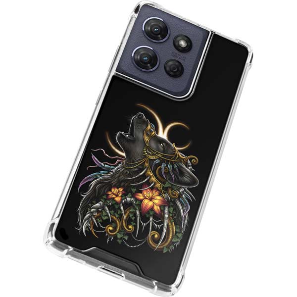 Wolf Howling by Sarah Richter Moto G Stylus 5G (2025) Clear Case