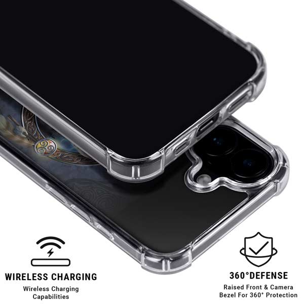 Wolf Symbols by Brigid Ashwood iPhone 17 Clear Case