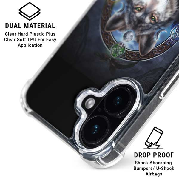 Wolf Symbols by Brigid Ashwood iPhone 17 Clear Case