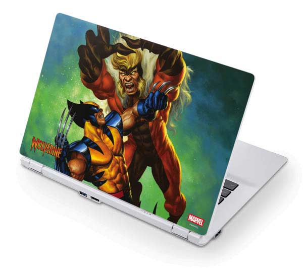 Marvel X-Men Wolverine Vs Sabretooth Acer Chromebook Skin