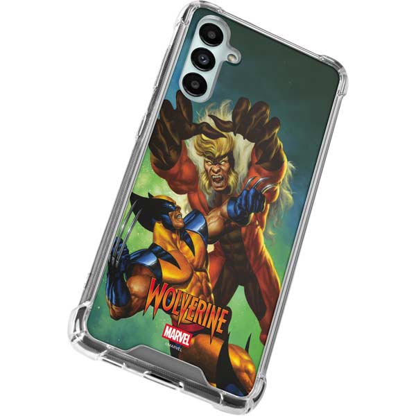 Marvel X-Men Wolverine Vs Sabretooth Galaxy A14 5G Clear Case