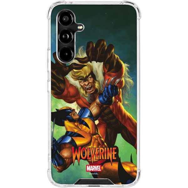 Marvel X-Men Wolverine Vs Sabretooth Galaxy A54 5G Clear Case