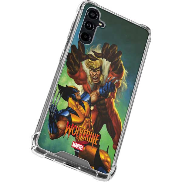 Marvel X-Men Wolverine Vs Sabretooth Galaxy A54 5G Clear Case