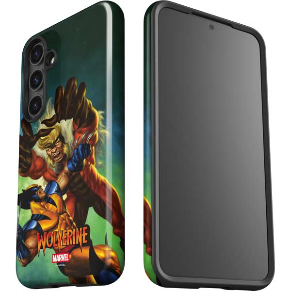 Marvel X-Men Wolverine Vs Sabretooth Galaxy S25 Impact Case