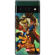 Marvel X-Men Wolverine Vs Sabretooth Google Pixel 6 Pro Skin