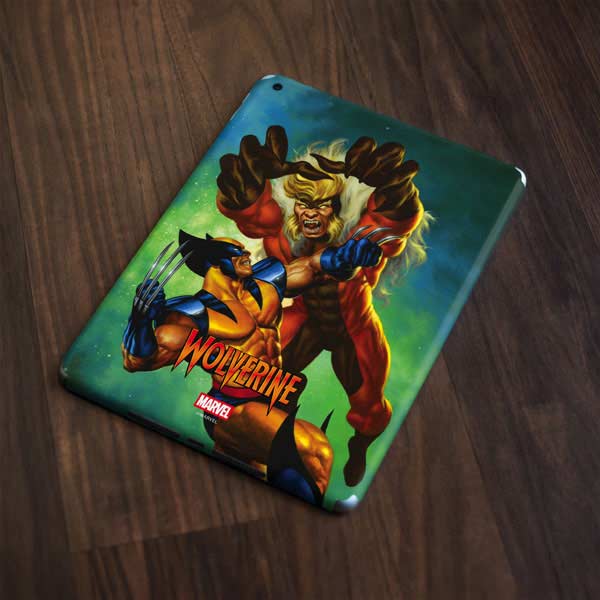 Marvel X-Men Wolverine Vs Sabretooth Apple iPad Skin