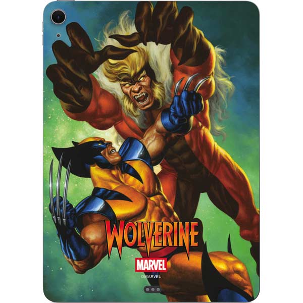 Marvel X-Men Wolverine Vs Sabretooth Apple iPad Air Skin