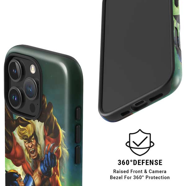Marvel X-Men Wolverine Vs Sabretooth iPhone 16 Pro Magsafe Impact Case