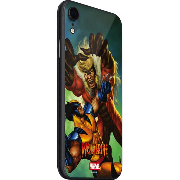 Marvel X-Men Wolverine Vs Sabretooth iPhone SE (2nd & 3rd Gen) Skin