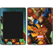 Marvel X-Men Wolverine Vs Sabretooth Amazon Kindle Skin