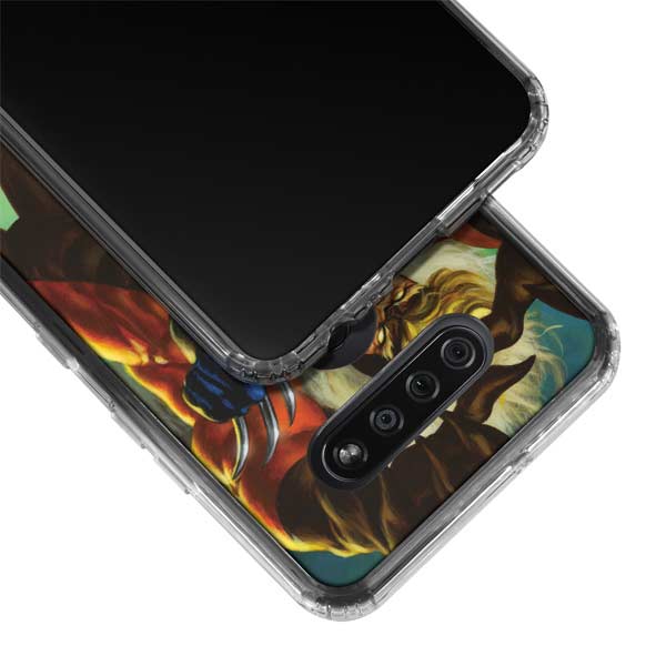 Marvel X-Men Wolverine Vs Sabretooth LG K51/Q51 Clear Case