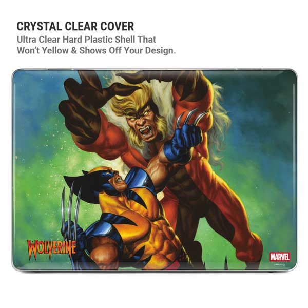 Marvel X-Men Wolverine Vs Sabretooth MacBook Air 15in (2023-2025) Case plus Skin