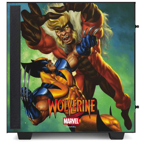 Wolverine Vs Sabretooth NZXT H510 Compact ATX Mid-Tower Case Skin – Skinit