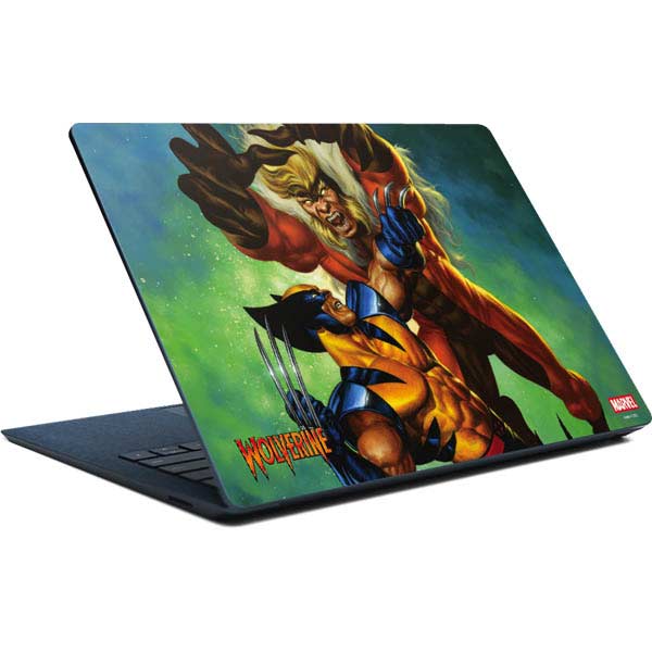 Marvel X-Men Wolverine Vs Sabretooth Surface Laptop Skin