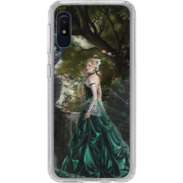 Woman with Peacocks by Nene Thomas Galaxy Cases