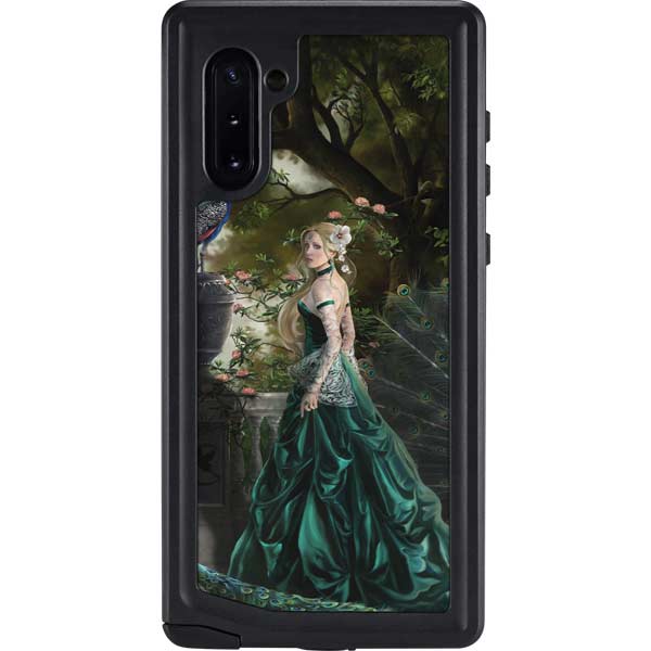 Woman with Peacocks by Nene Thomas Galaxy Cases