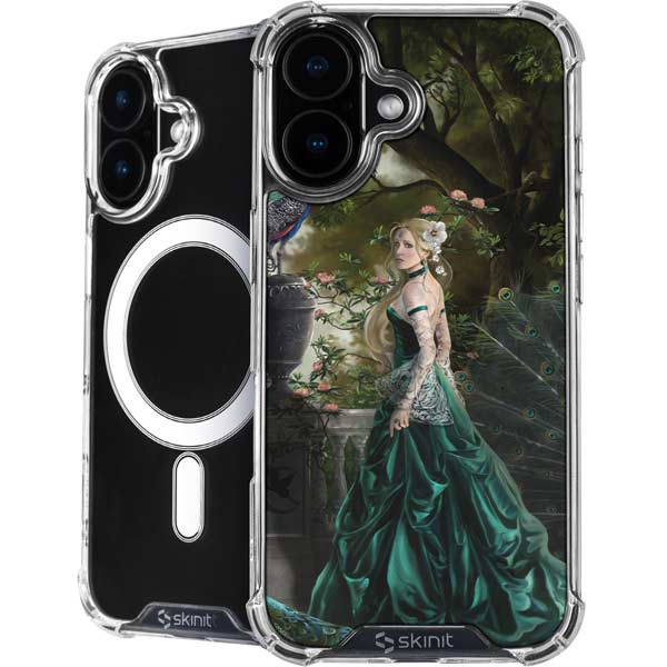 Woman with Peacocks by Nene Thomas iPhone 17 MagSafe Case