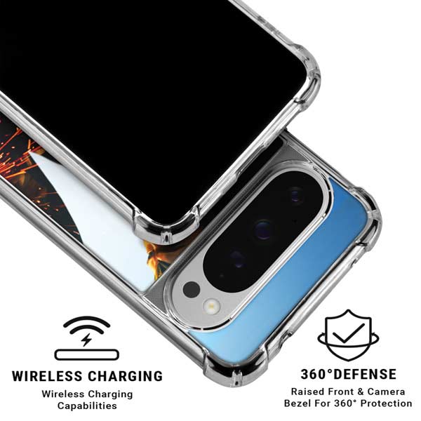 DC Comics Wonder Woman Action Pose Poster Google Pixel 10 Pro XL Clear Case