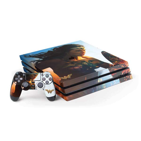 DC Comics Wonder Woman Action Pose Poster PlayStation PS4 Skins