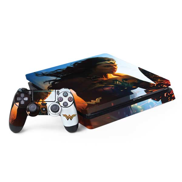 DC Comics Wonder Woman Action Pose Poster PlayStation PS4 Skins